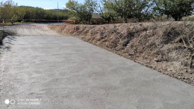 Concluyen las obras de hormigonado del paso de la rambla de El Judío en el paraje de Entrerramblas