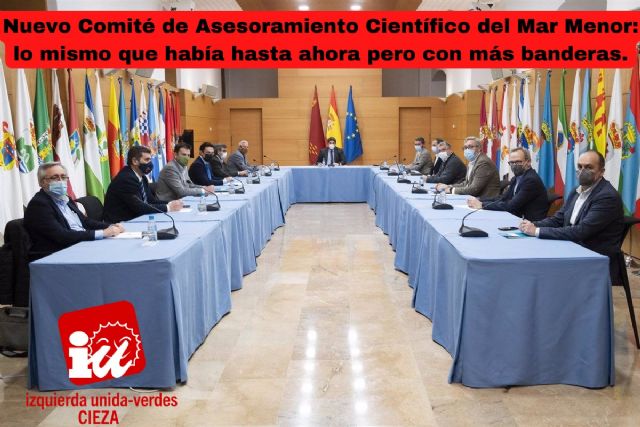 Para IU-Verdes de Cieza el nuevo Comité de expertos del Mar Menor sigue generando desconfianza