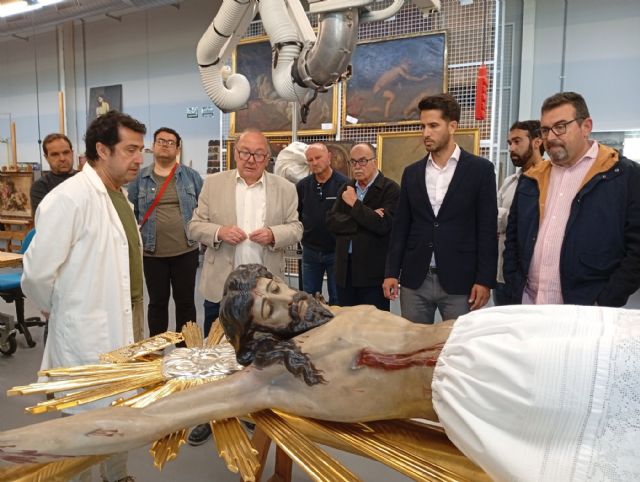 El Centro de Restauración de la Región de Murcia intervendrá la imagen del Santo Cristo del Consuelo de Cieza