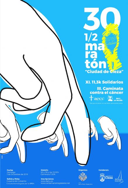 El 1 de diciembre, 30 años de media maratón en Cieza