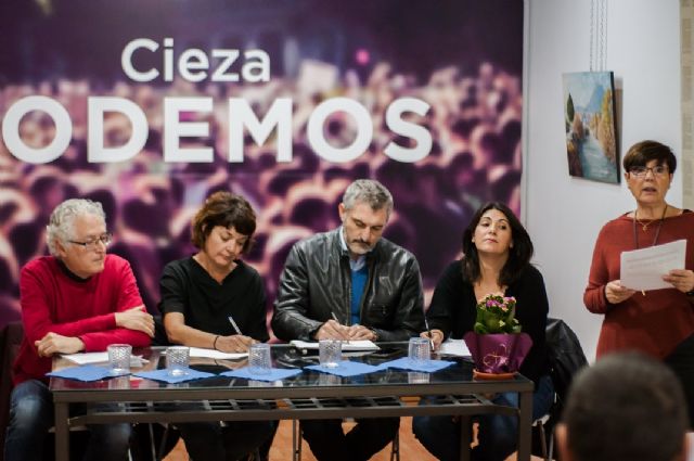 Acto de campaña de Primarias Podemos Región de Murcia en la Sede de Podemos Cieza