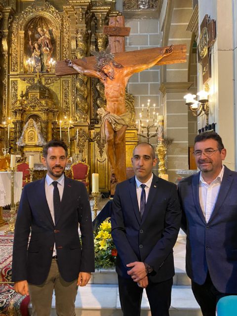 La Comunidad devuelve su esplendor original al Cristo del Perdón de Cieza, tras un complejo proceso restaurador de cuatro meses