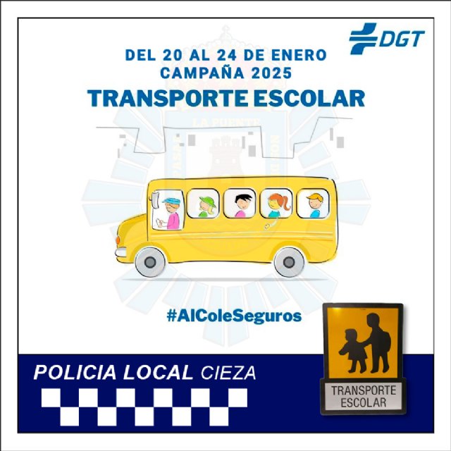 Nueva campaña de vigilancia y control del transporte escolar de la DGT