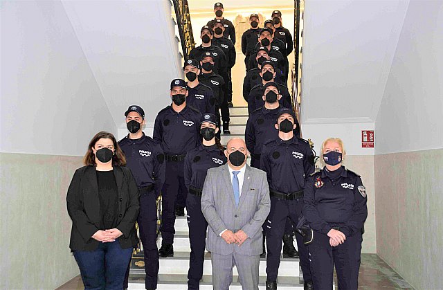 Incorporación de 16 nuevos agentes en el cuerpo de la Policía Local de Cieza