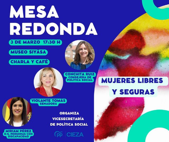 Mesa redonda: “Mujeres Libres y Seguras”