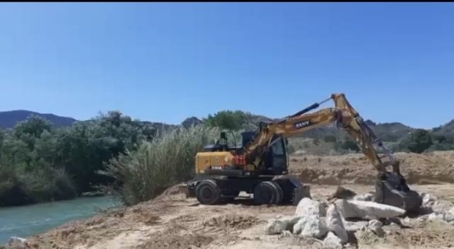 La obra del puente de El Ginete sigue su curso con normalidad