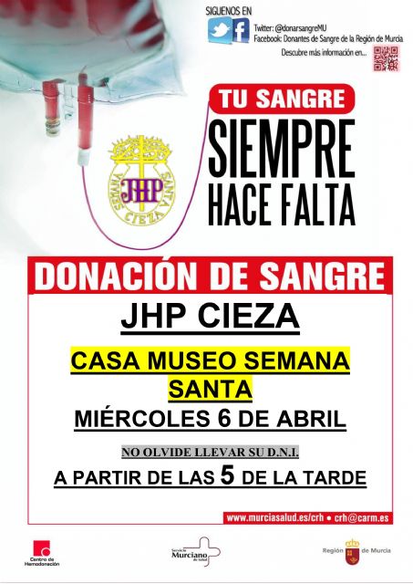 Jornada nazarena de hemodonación en Cieza