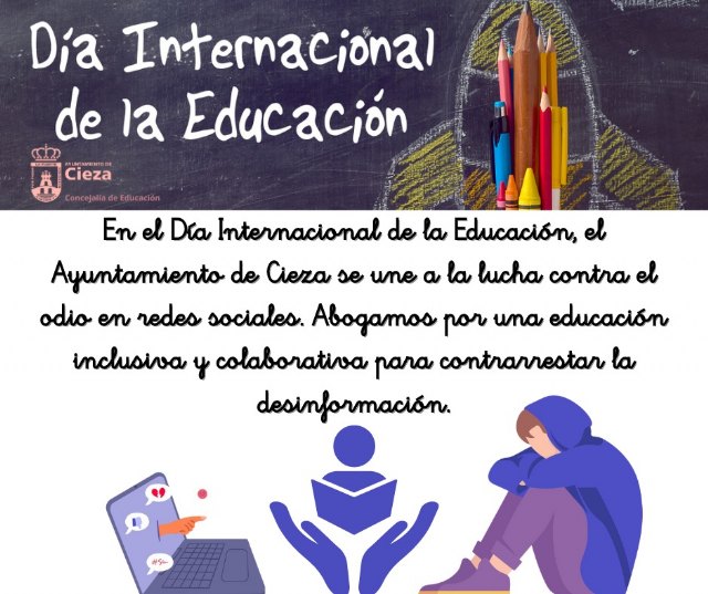 Cieza se compromete en la lucha contra la incitación al odio en el Día Mundial de la Educación