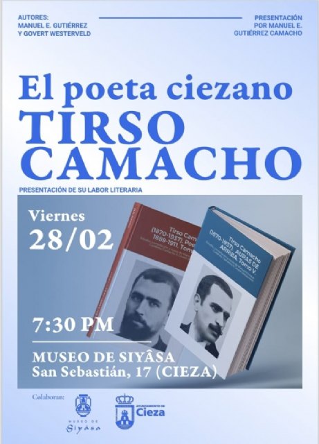 El Museo Siyâsa ahondará en la figura del poeta ciezano Tirso Camacho (1870-1937)