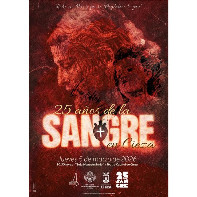 La Hermandad Santa María Magdalena celebra en Cieza una video-tertulia por el 25 aniversario del Cristo de la Sangre