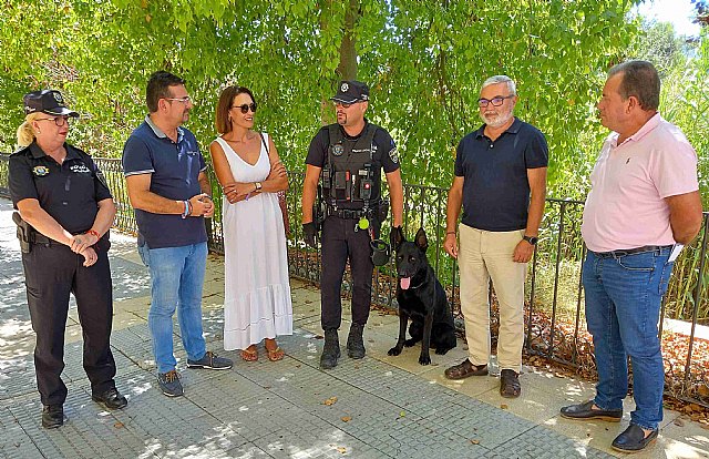 Se reactiva la unidad canina de la Policía Local de Cieza