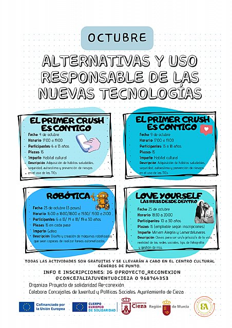 Talleres sobre el uso alternativo y responsable de las nuevas tecnologías