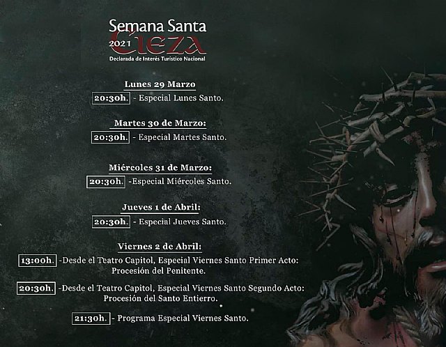 Cieza vive con renovada pasión su particular Semana Santa a través de las Redes Sociales