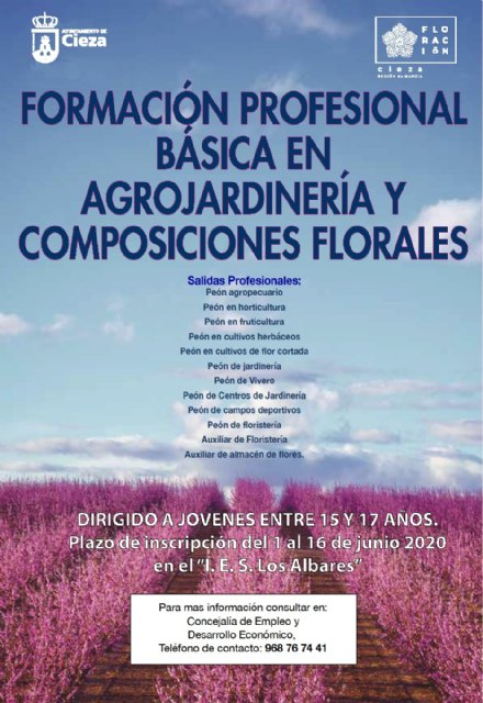 Formación profesional básica de agricultura 2020-2021