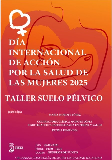 El Ayuntamiento organiza un taller con motivo del Día Internacional de la Salud para las Mujeres