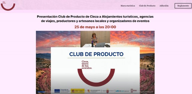 Cieza avanza en la creación de su Club de Producto con un cuarto taller online dirigido a empresas y agentes turísticos del municipio