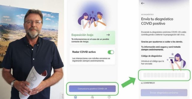 Saorín pide a los ciezanos que se descarguen en el móvil la App Radar COVID