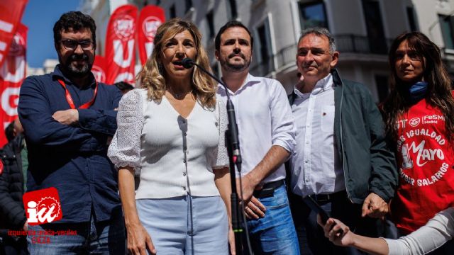 Manifiesto de Izquierda Unida ante el 1° de Mayo. 'Por el mantenimiento del poder de compra, por el medioambiente, por el fin de las guerras'