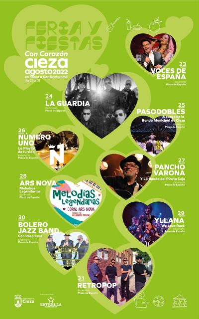 Ya están a la venta las entradas de los diferentes espectáculos de la Feria de Cieza 2022