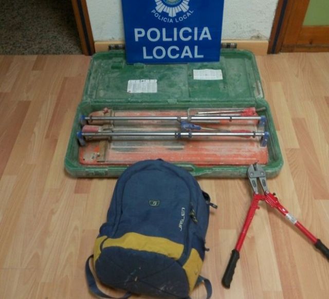 Detenido el presunto autor de un robo en una obra