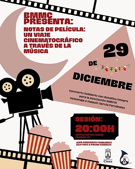 La Banda Municipal de Música ofrece este viernes su concierto solidario de Navidad