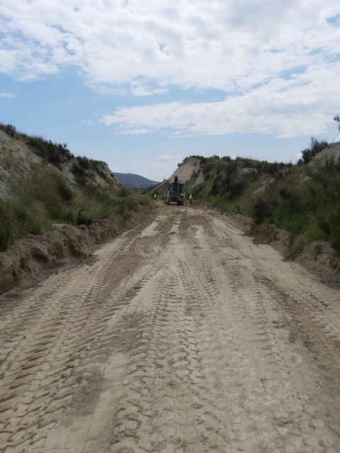 Finaliza la fase de acondicionamiento de la plataforma de la Vía Verde del Chicharra en su tramo por Cieza