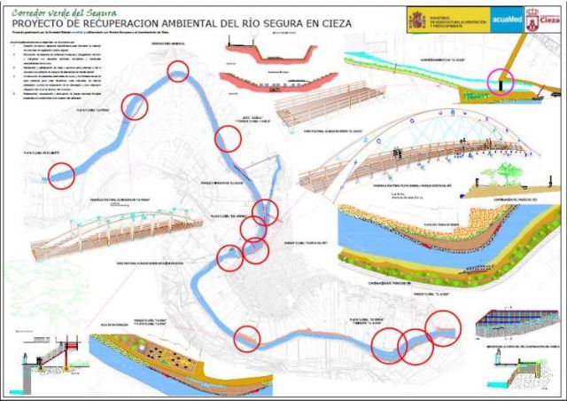 IU-Verdes: 'No vamos a hipotecar Cieza con la firma del actual proyecto de urbanización del río Segura'