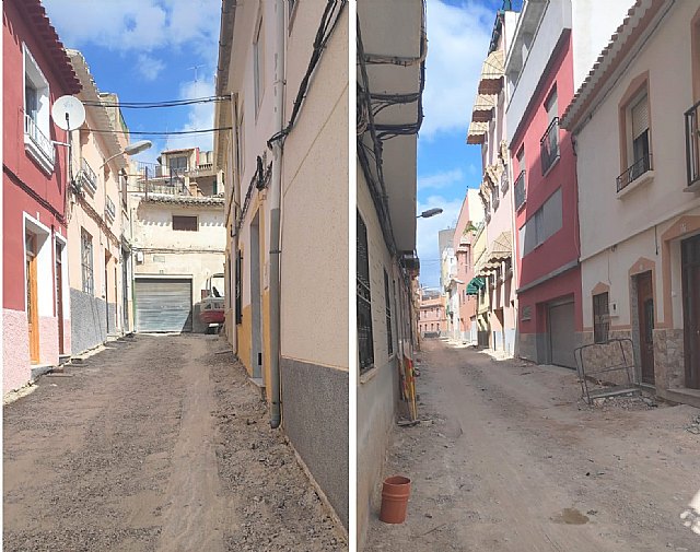 Saorín: 'El arreglo y mejora de las cuatro calles del barrio de San Joaquín siguen su curso hacia su conclusión'