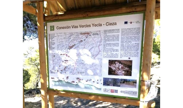 La conexión de las vías verdes del Chicharra y el camino de la Vera Cruz potenciarán el turismo en Cieza