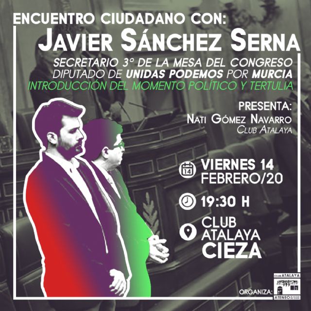 Encuentro ciudadano con Javier Sánchez Serna