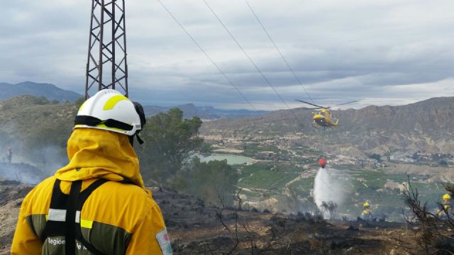 Efectivos del Plan Infomur participan mañana en un simulacro de incendio forestal en la Sierra del Picarcho de Cieza