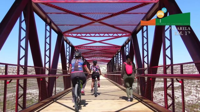 La Vía Verde del Chicharra se convierte en la segunda de la Región con mayor porcentaje de tránsito de ciclistas