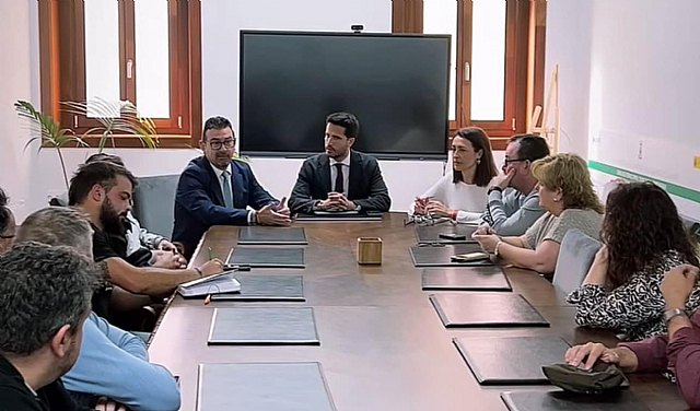 El director general de Competitividad y Calidad Turísticas se reúne en Cieza con los alcaldes Rubio y Fernández