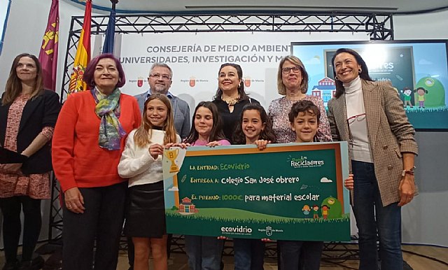 El Colegio San José Obrero, entre los ganadores de la campaña 'Los peque recicladores'