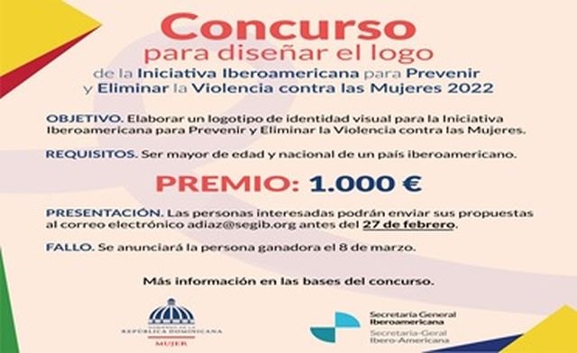 Mujer convoca un concurso para diseñar el logo de la Iniciativa Iberoamericana para Prevenir y Eliminar la Violencia contra las Mujeres