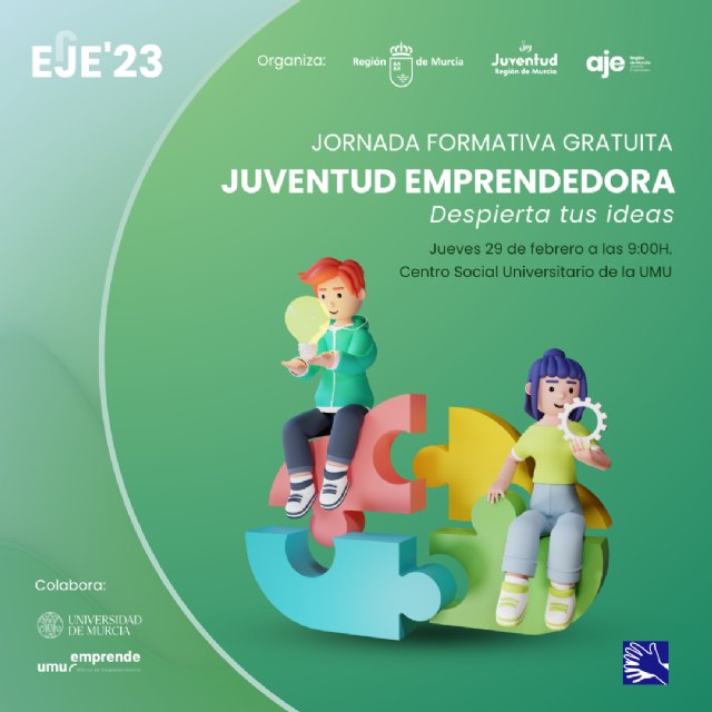 El Ayuntamiento de Cieza invita a participar en la jornada 'Juventud emprendedora'