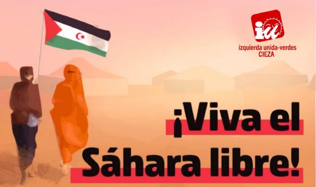 Jóvenes de IU-Verdes de Cieza muestra su 'completo rechazo' ante la nueva postura del presidente del Gobierno español respecto al Sáhara Occidental