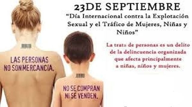 Día internacional contra la explotación sexual y el tráfico de mujeres, niños y niñas