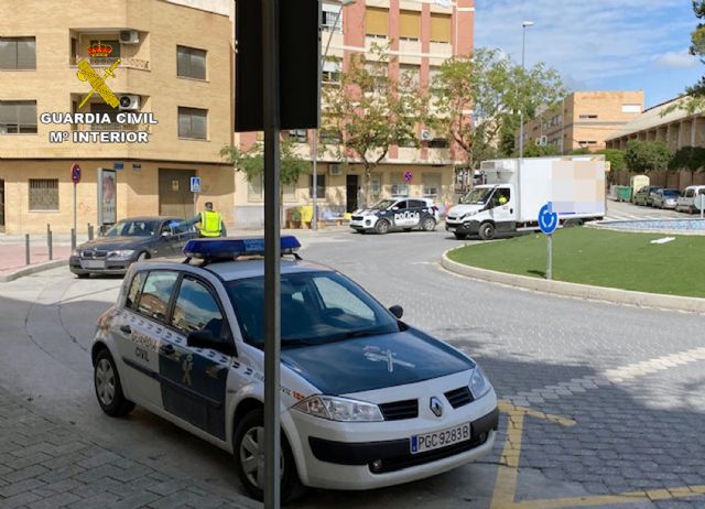 La Guardia Civil detiene a un vecino de Cieza que eludió un control policial y se dio a la fuga