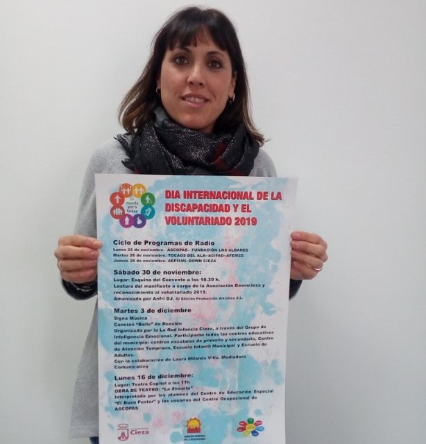 El Ayuntamiento apoya el Día internacional de la Discapacidad y el Voluntariado 2019 con la celebración de actividades