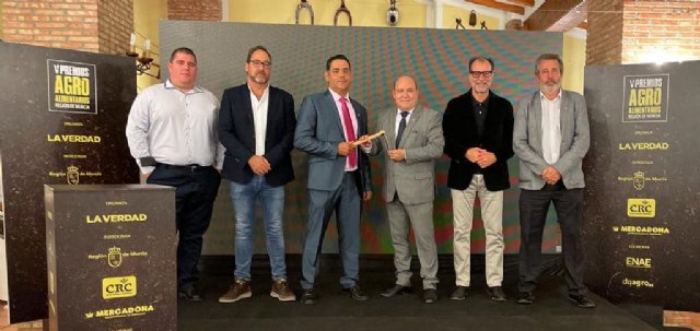 La IGP del melocotón de Cieza, galardonada en los V Premios Agro Alimentarios de la Región de Murcia 'La Verdad'