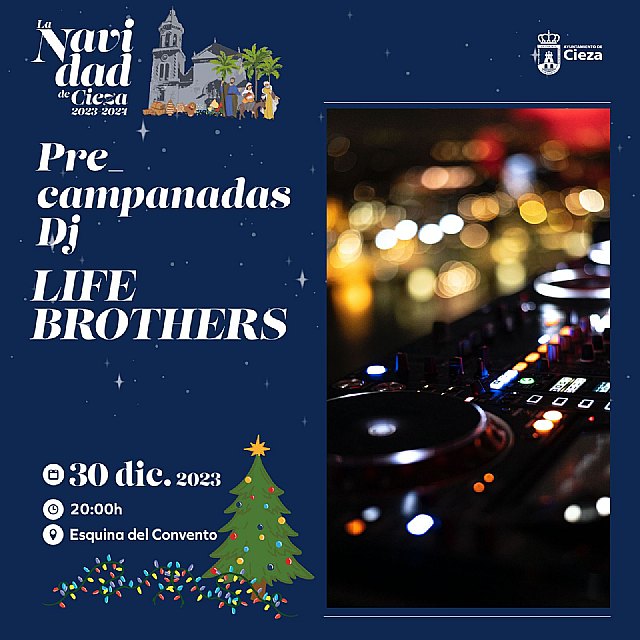 DJ Life Brothers deseará un feliz 2024 a los asistentes a las precampanadas