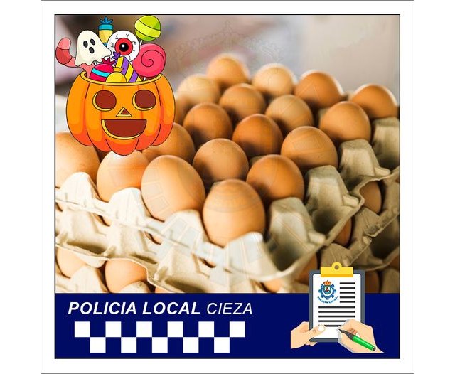 Hasta 600 euros de multa por lanzar huevos en la vía pública durante la noche de Halloween
